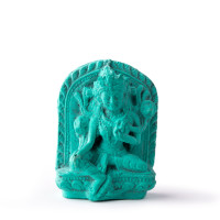 Tara statue - turquoise, miniature 4 cm