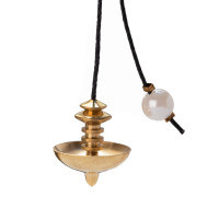 Dowsing pendulum Cosmos - polished brass