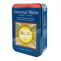 Universal Waite tarot deck in a tin box