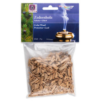 Cedar wood incense in pieces 25 g