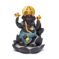 Ganesh statue smoke fountain for backflow incense cones