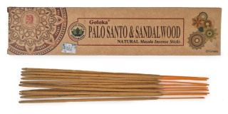 Dišeče palčke Goloka Palo santo & Sandalwood  - Palo santo in Sandalovina 15 g