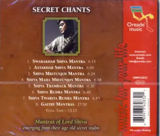 CD Secret chants - A trip to India