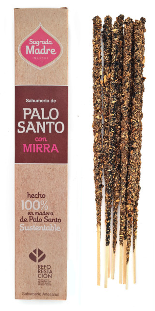 Dišeče palčke Palo santo z miro, Sagrada Madre